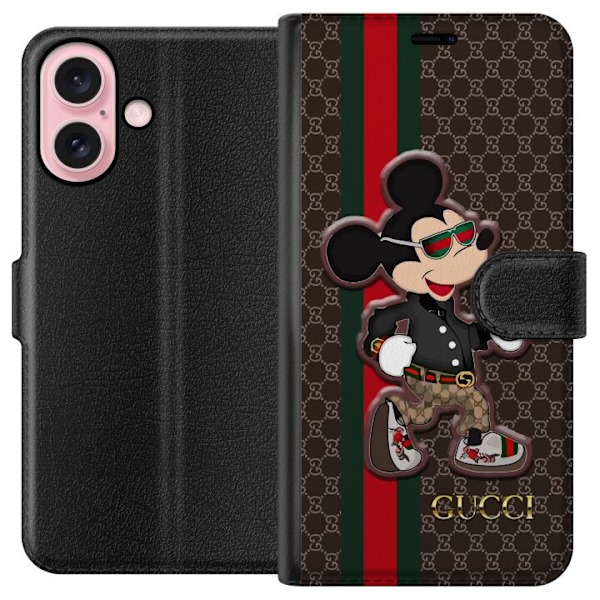 Apple iPhone 16 Tegnebogsetui Mickey Mouse