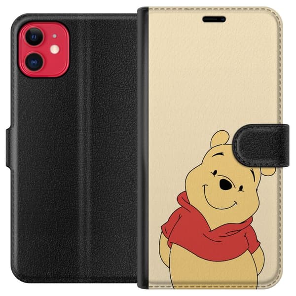 Kompatibel Tegnebogsetui til Apple iPhone 11 Nalle Puh