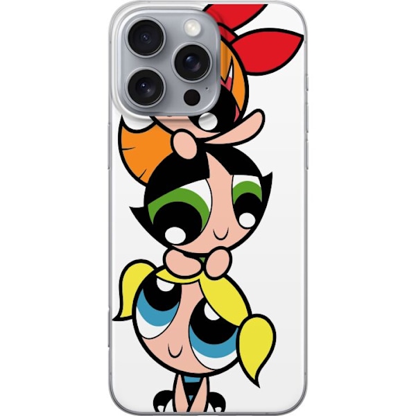 Apple iPhone 16 Pro Max Gennemsigtig cover Powerpuff Pigerne