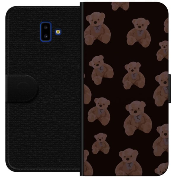 Samsung Galaxy J6+ Lompakkokotelo Karhu useita karhuja