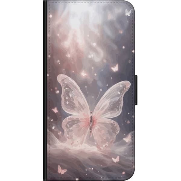 Kompatibel Tegnebogsetui til Samsung Galaxy A03s Sommerfugl