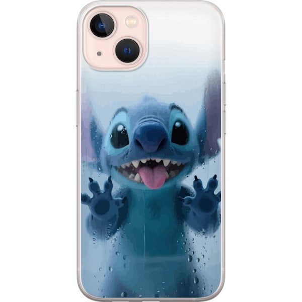 Apple iPhone 13 mini Genomskinligt Skal Stitch Window View – Stitch vid ett fönster i söt stil