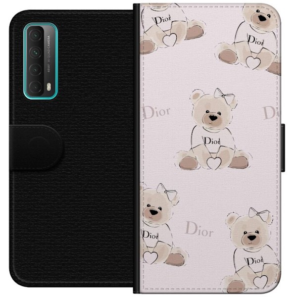Huawei P smart 2021 Tegnebogsetui Teddy Dior Vibes - luksuriø