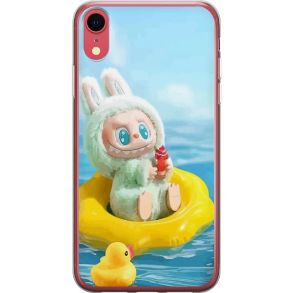 Apple iPhone XR Genomskinligt Skal Labubu Macaron Series