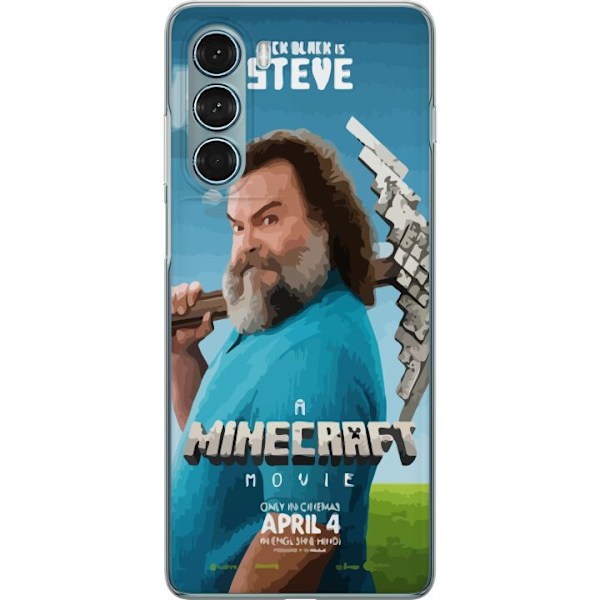 Motorola Moto G200 5G Gennemsigtig cover En Minecraft-film