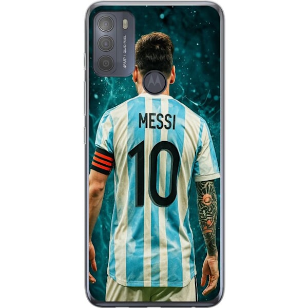 Motorola Moto G50 Gennemsigtig cover Messi