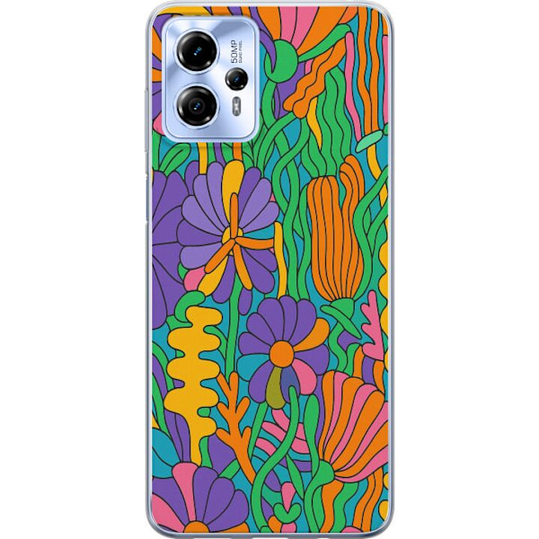 Motorola Moto G13 Läpinäkyvä kuori Värien räjähdys
