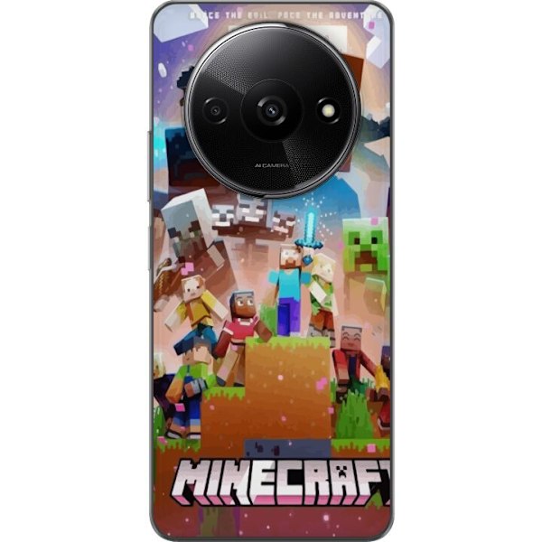Xiaomi Redmi A3 Genomskinligt Skal Minecraft