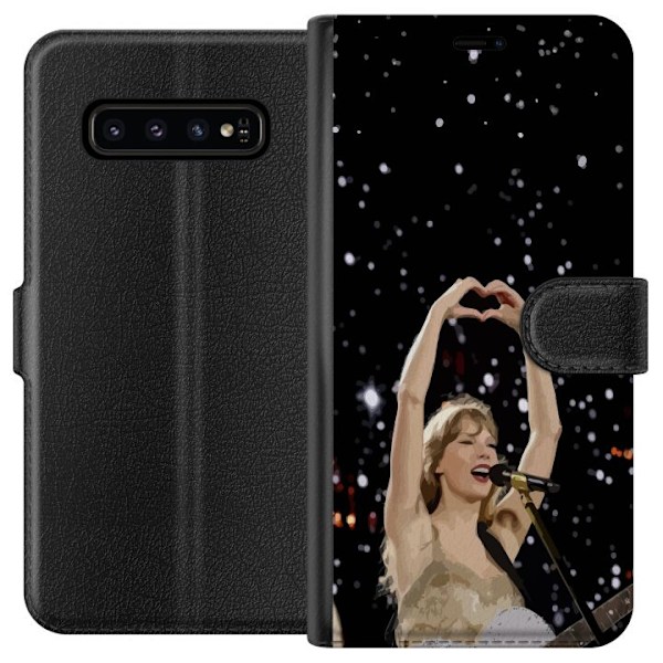 Samsung Galaxy S10 Lompakkokotelo Taylor Swift