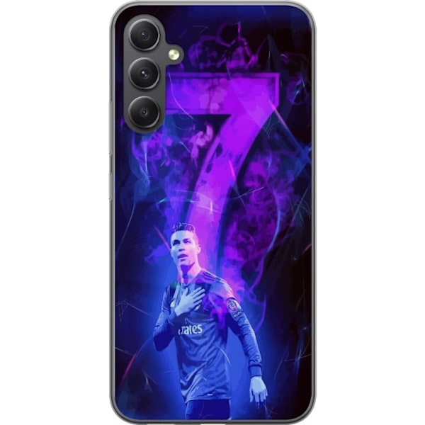 Samsung Galaxy S23 FE Gjennomsiktig deksel Ronaldo 7 - Fotball