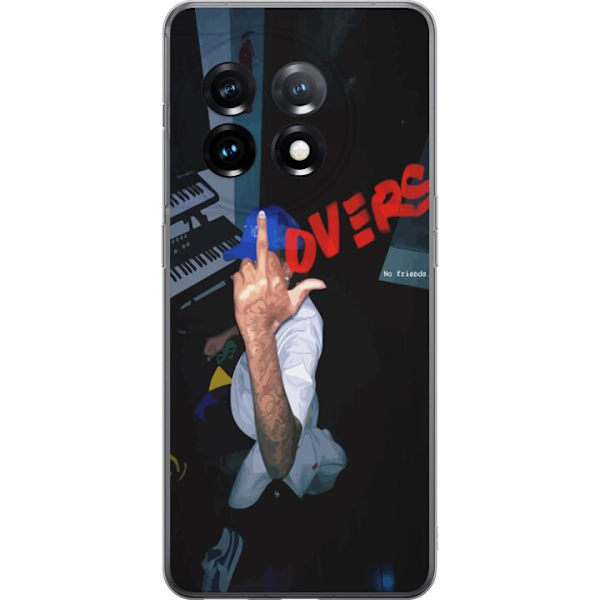 OnePlus 11R Läpinäkyvä kuori Rakkaus Mystiikka Suunnittelu Romanttinen Motiivi Suosittu Graafinen Kuviointi Muoti Tyyli