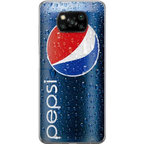 Xiaomi Poco X3 NFC Läpinäkyvä kuori Pepsi Can