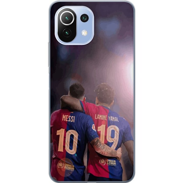 Xiaomi 11 Lite 5G NE Läpinäkyvä kuori Lamine Yamal VS Messi