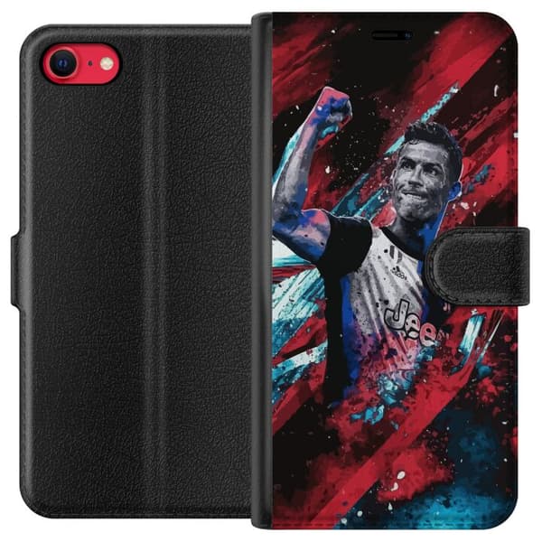 Kompatibel Tegnebogsetui til Apple iPhone 8 Cristiano Ronaldo
