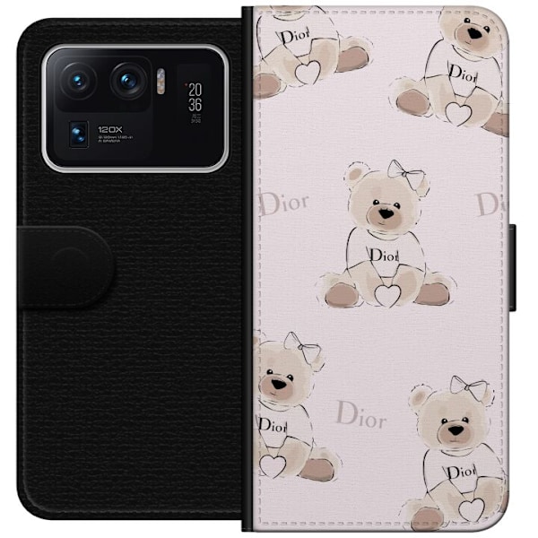 Xiaomi Mi 11 Ultra Lompakkokotelo Teddy Dior Vibes - ylellinen