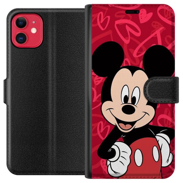 Kompatibel Tegnebogsetui til Apple iPhone 11 Minnie Mus