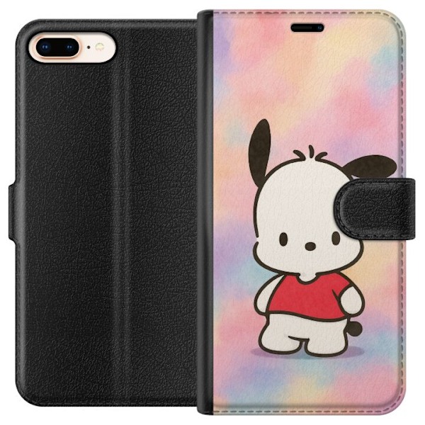 Apple iPhone 8 Plus Lommeboketui Kawaii Sanrio Pochacco