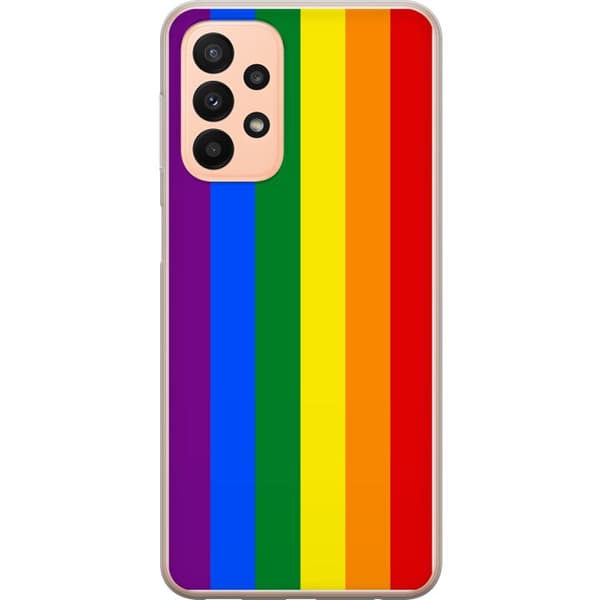 Kompatibelt Mobildeksel til Samsung Galaxy A23 Pride Flagga