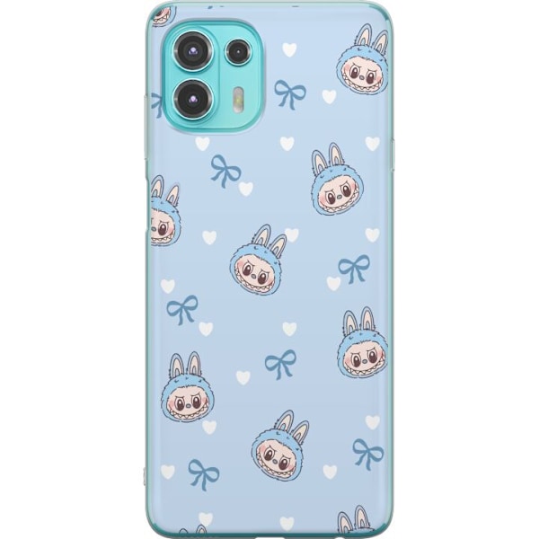Motorola Edge 20 Lite Läpinäkyvä kuori Labubu Tuli Henki