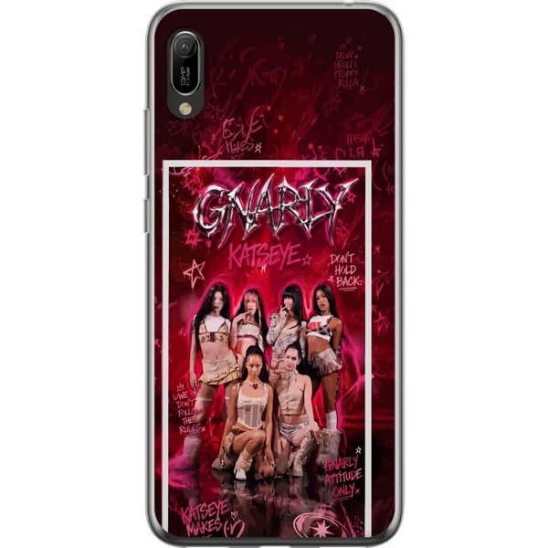 Kompatibelt Mobildeksel til Huawei Y6 Pro (2019) KATSEYE rosa