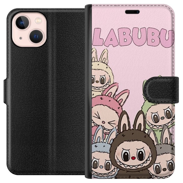 Apple iPhone 13 Lompakkokotelo Labubu Classics