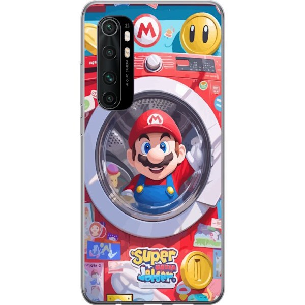 Xiaomi Mi Note 10 Lite Genomskinligt Skal Mario