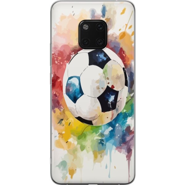 Huawei Mate 20 Pro Gjennomsiktig deksel Fotball