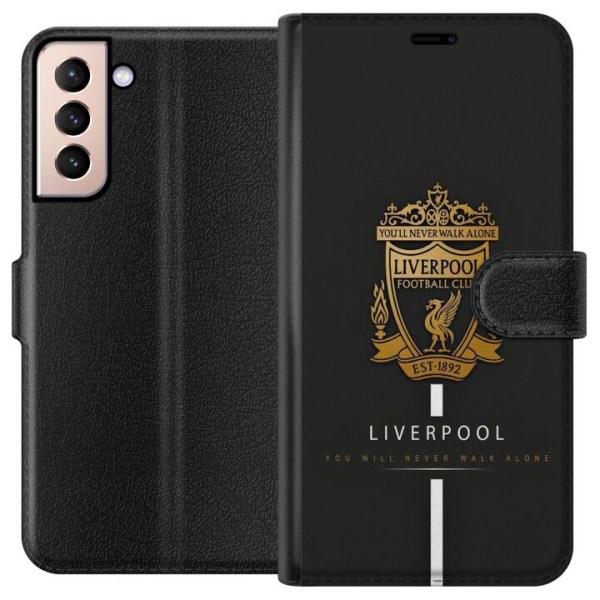 Samsung Galaxy S21 Plånboksfodral Liverpool L.F.C.