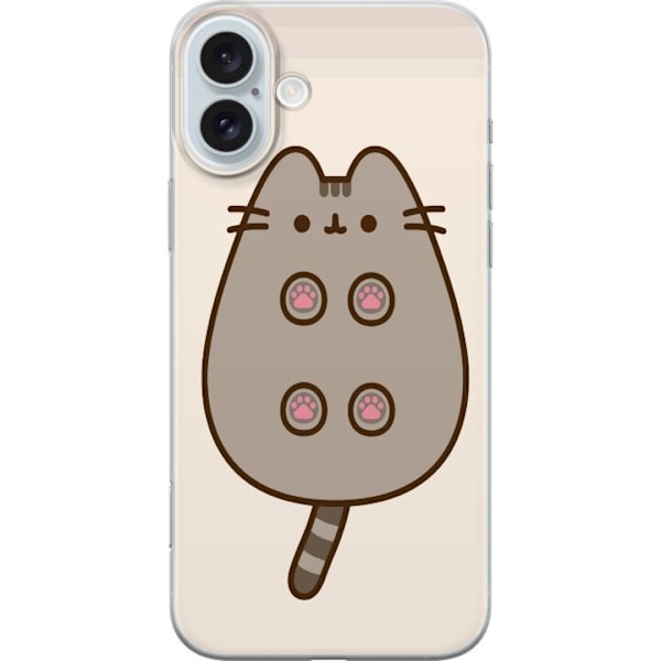 Apple iPhone 16 Plus Läpinäkyvä kuori Kawaii Katti