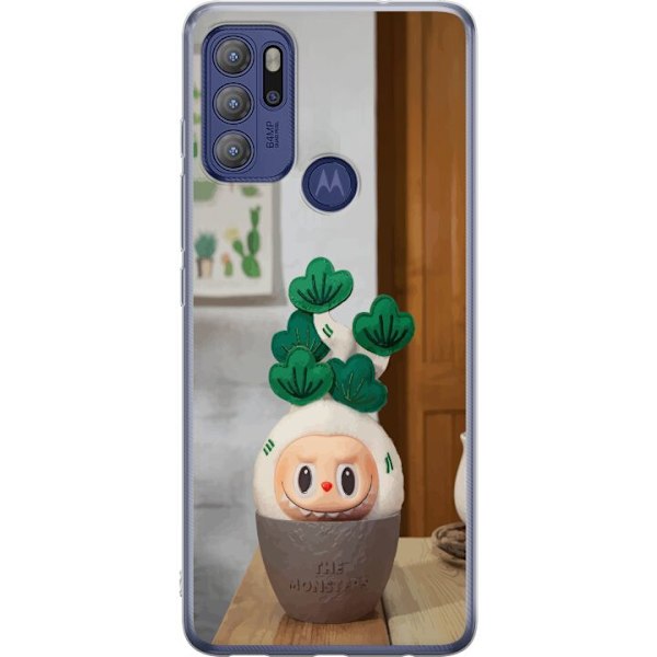 Motorola Moto G60S Gennemsigtig cover MONSTRENE Uduelige Plant