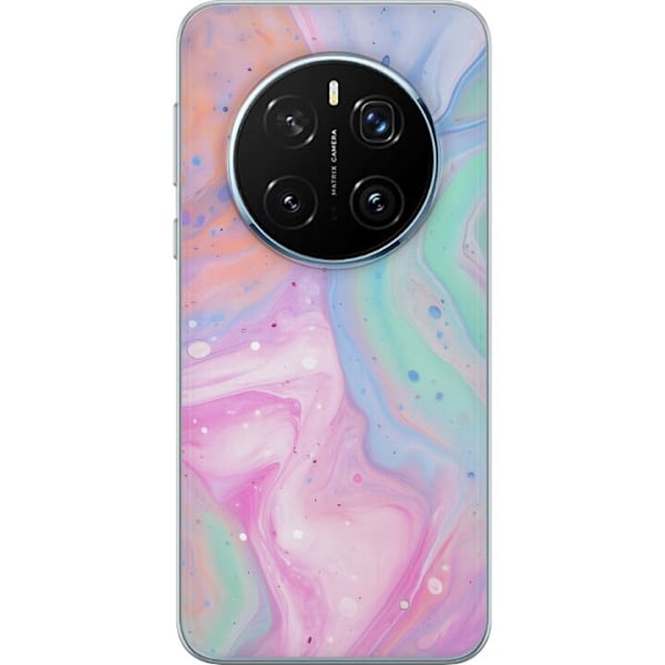 Honor Magic7 Pro Genomskinligt Skal Pastellmarmor