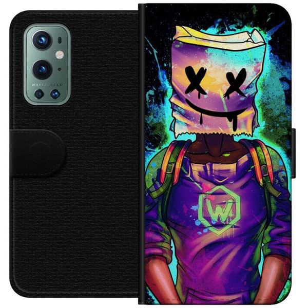 Kompatibelt Plånboksfodral till OnePlus 9 Pro Fortnite Marshmello