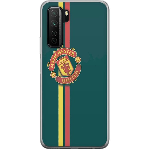 Huawei P40 lite 5G Läpinäkyvä kuori Manchester United F.C.