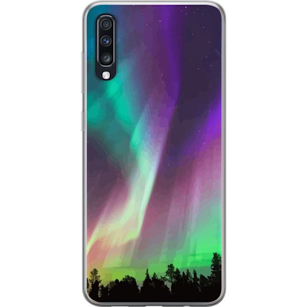 Samsung Galaxy A70 Gjennomsiktig deksel Nordlys