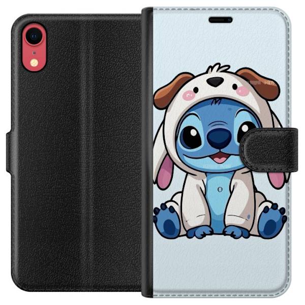 Apple iPhone XR Lompakkokotelo Stitch Koirapuku Lilo & Stitch Disney Hauska Design Sininen Avaruusolento Sarjakuva Hahmo Suosittu Lapsille Suosittu Di