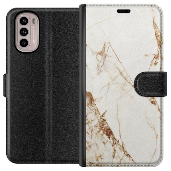 Motorola Moto G41 Tegnebogsetui Hvid marmor