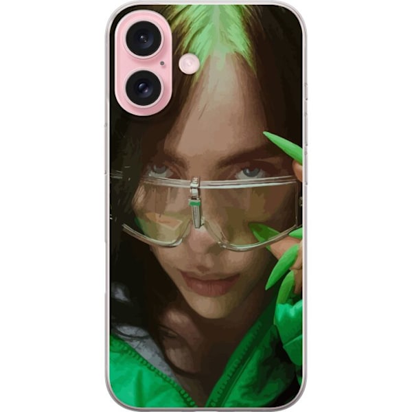 Apple iPhone 16 Gennemsigtig cover Billie Eilish