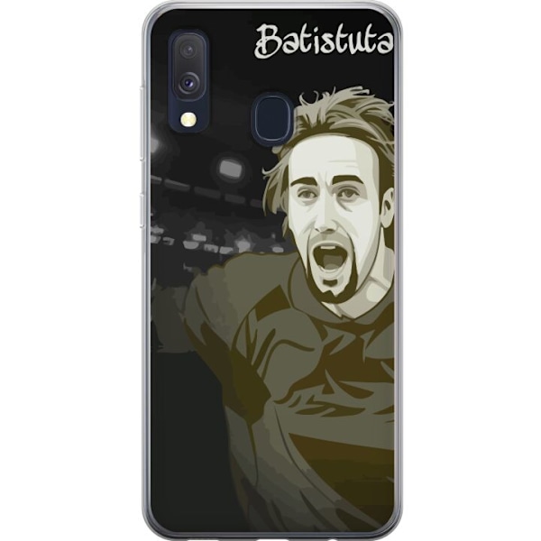 Samsung Galaxy A40 Gennemsigtig cover Gabriel Batistuta