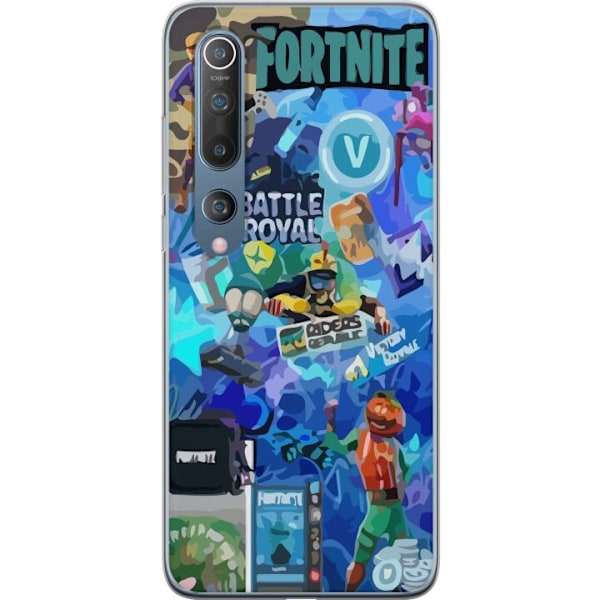 Xiaomi Mi 10 5G Gennemsigtig cover Fortnite