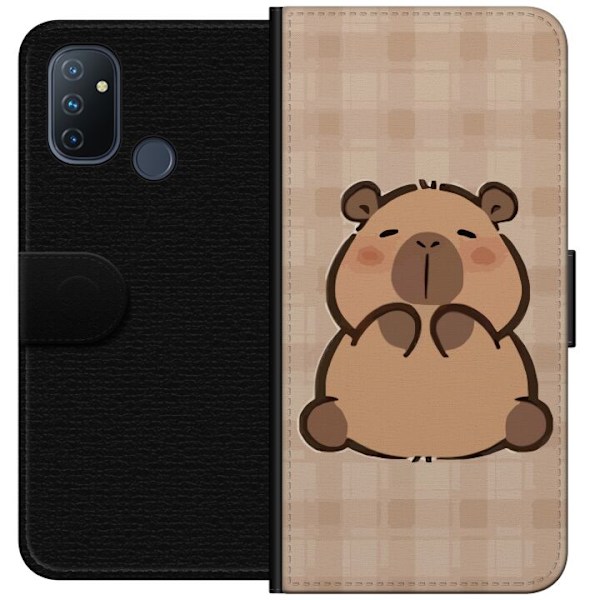 OnePlus Nord N100 Plånboksfodral Mobilskal kawaii capybara flera figurer japansk stil