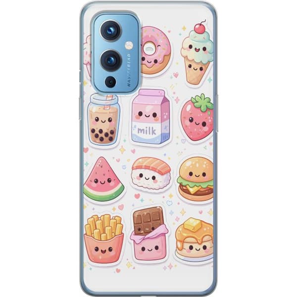 Kompatibelt Mobilskal till OnePlus 9 pixelmonster grön