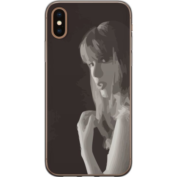 Apple iPhone XS Max Läpinäkyvä kuori Taylor Swift