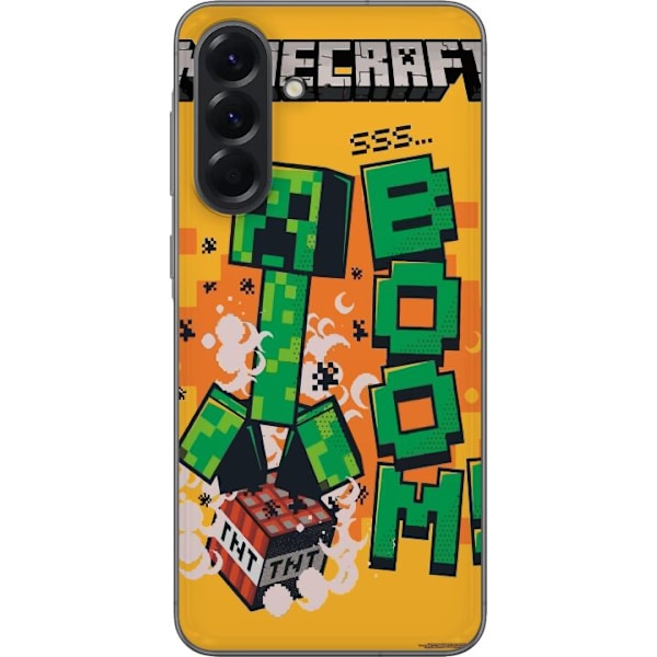 Samsung Galaxy A56 Genomskinligt Skal Minecraft Boom