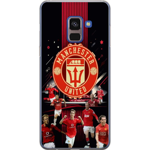 Samsung Galaxy A8 (2018) Genomskinligt Skal Manchester United