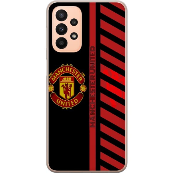 Samsung Galaxy A23 5G Gjennomsiktig deksel Manchester United