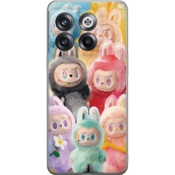 OnePlus 10T Läpinäkyvä kuori Labubu Luonnos Tyyli