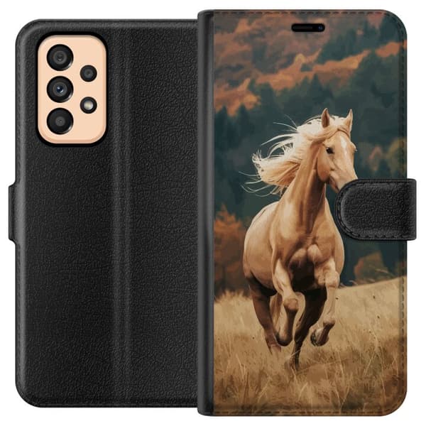 Kompatibelt Plånboksfodral till Samsung Galaxy A53 5G Springande Häst