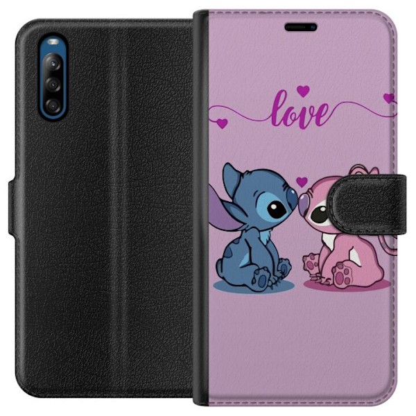 Sony Xperia L4 Lompakkokotelo Lilo & Stitch – Angel Edition
