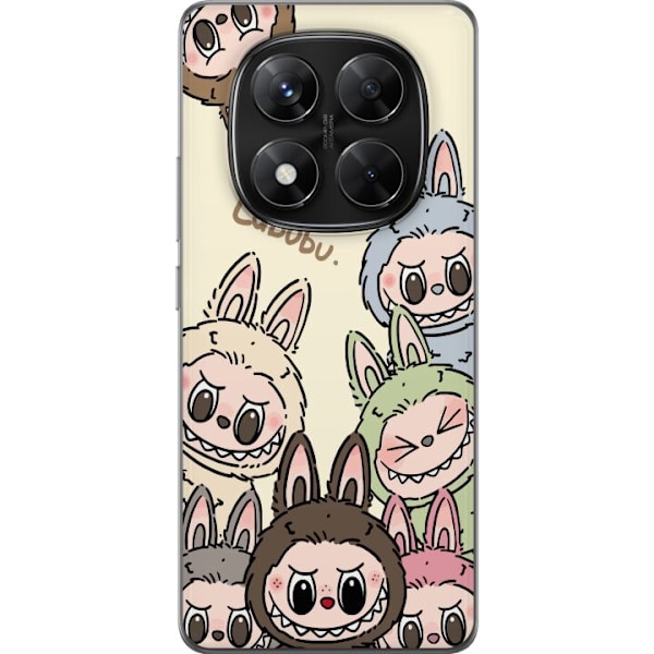 Xiaomi Redmi Note 14 Pro Läpinäkyvä kuori Labubu Pastel Col