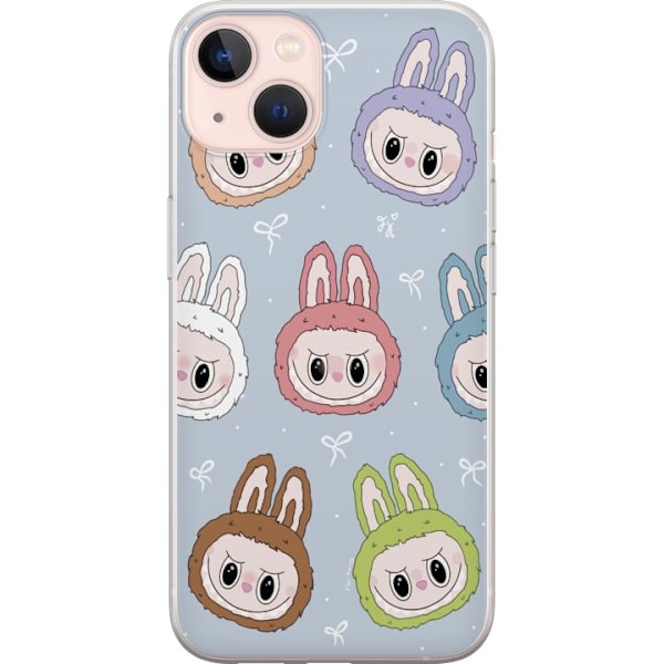 Apple iPhone 13 Genomskinligt Skal Labubu Star Pattern – Stj
